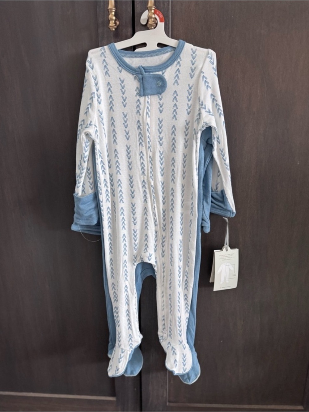 NEW WITH TAGS Baby Boy 2 Pack Cloud Island Sleep and Play, 6-9 Month